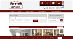Desktop Screenshot of piettroimoveis.com.br
